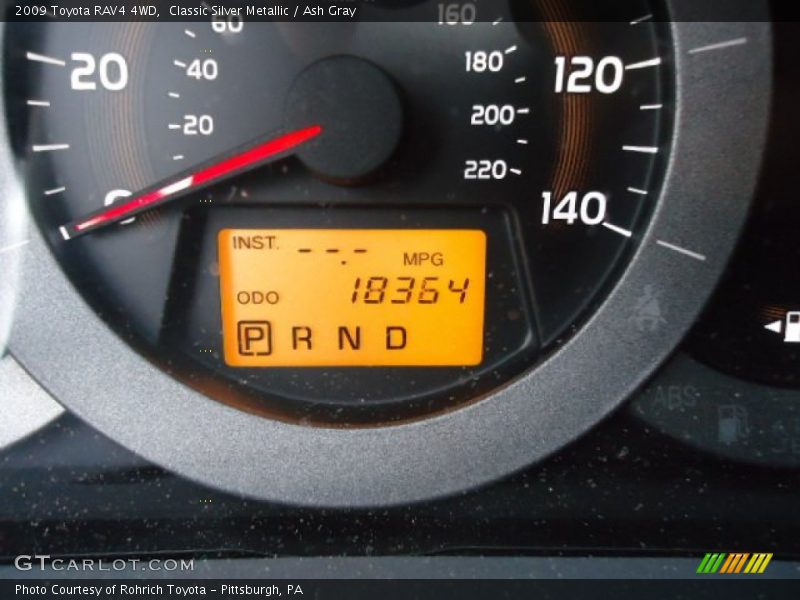 Classic Silver Metallic / Ash Gray 2009 Toyota RAV4 4WD