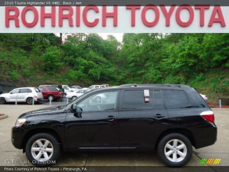 Black / Ash 2010 Toyota Highlander V6 4WD