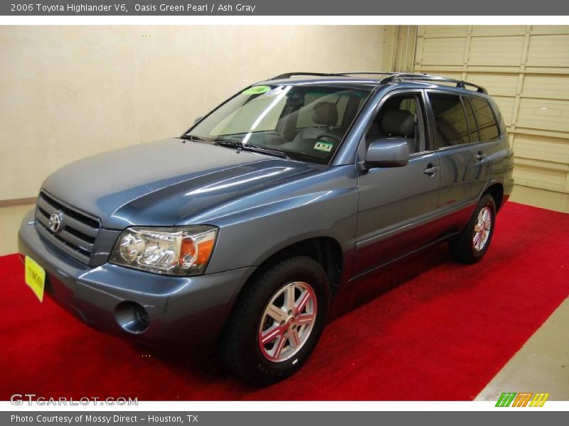 Oasis Green Pearl / Ash Gray 2006 Toyota Highlander V6