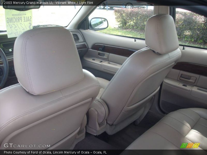 Vibrant White / Light Flint 2003 Mercury Grand Marquis LS
