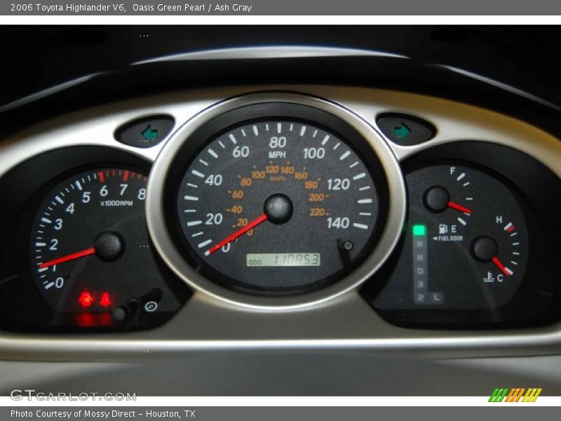 Oasis Green Pearl / Ash Gray 2006 Toyota Highlander V6