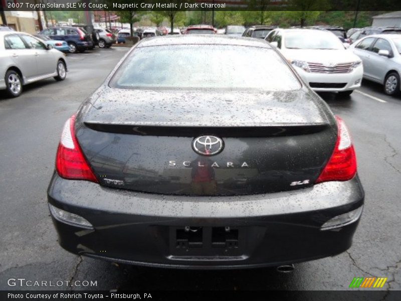 Magnetic Gray Metallic / Dark Charcoal 2007 Toyota Solara SLE V6 Coupe