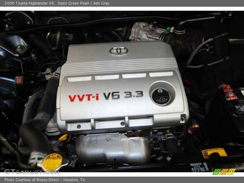 Oasis Green Pearl / Ash Gray 2006 Toyota Highlander V6