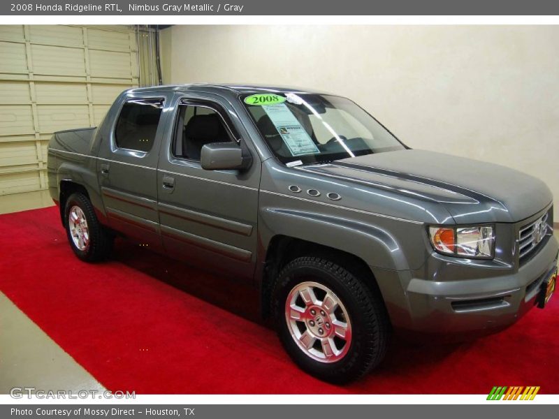 Nimbus Gray Metallic / Gray 2008 Honda Ridgeline RTL