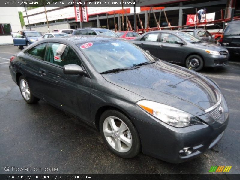 Magnetic Gray Metallic / Dark Charcoal 2007 Toyota Solara SLE V6 Coupe
