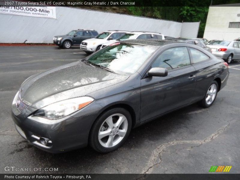 Magnetic Gray Metallic / Dark Charcoal 2007 Toyota Solara SLE V6 Coupe