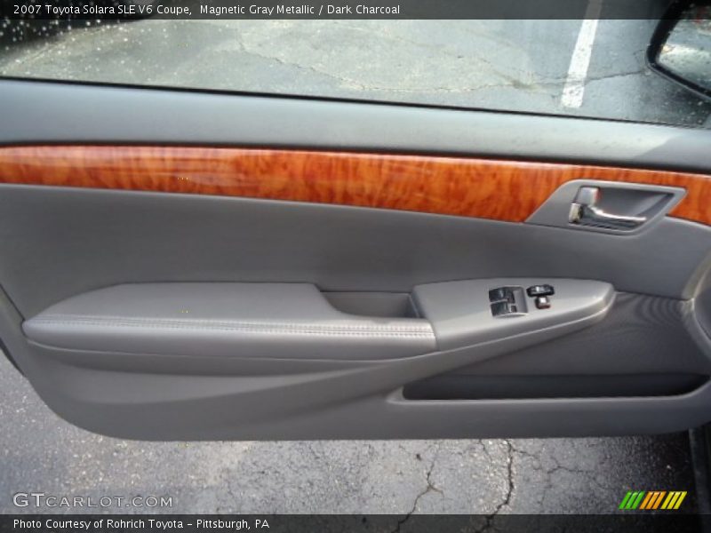 Magnetic Gray Metallic / Dark Charcoal 2007 Toyota Solara SLE V6 Coupe