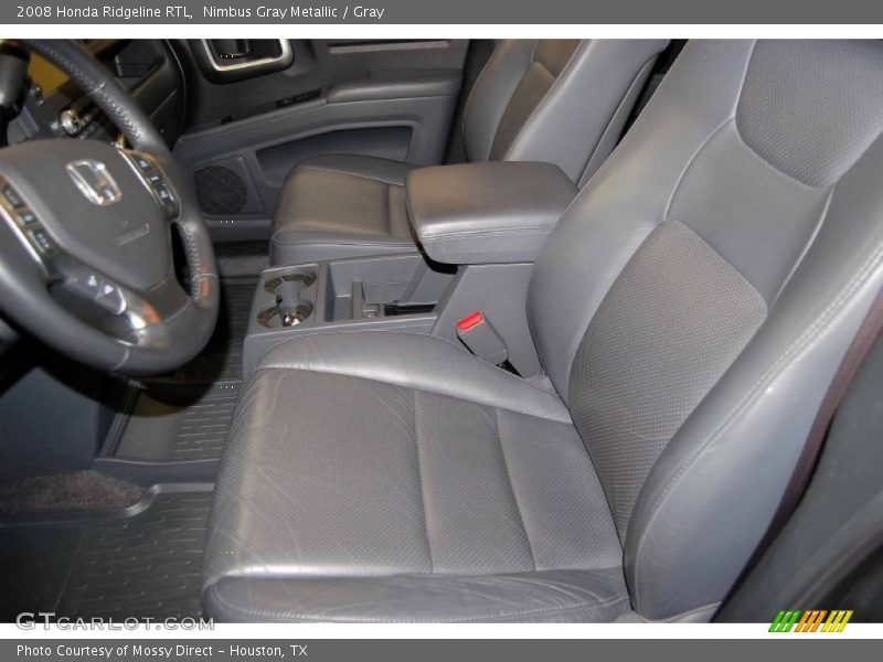 Nimbus Gray Metallic / Gray 2008 Honda Ridgeline RTL