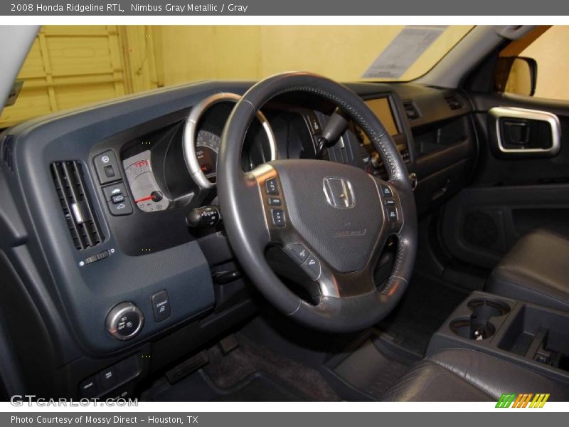 Nimbus Gray Metallic / Gray 2008 Honda Ridgeline RTL