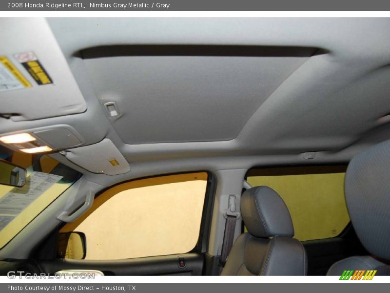 Nimbus Gray Metallic / Gray 2008 Honda Ridgeline RTL