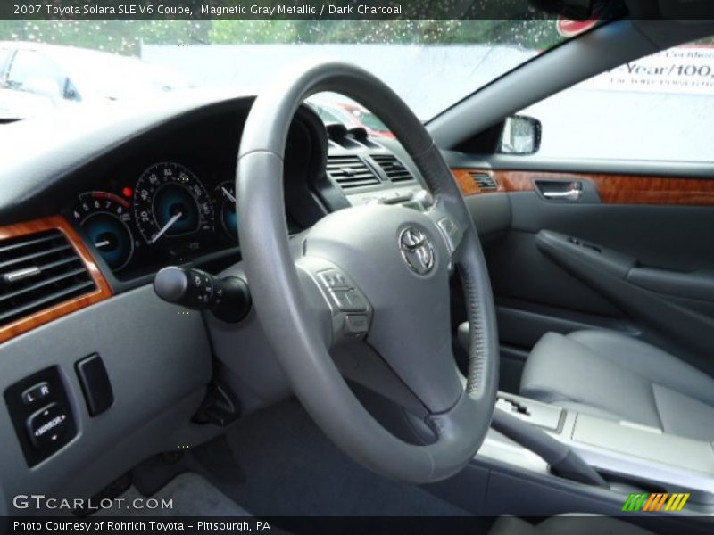 Magnetic Gray Metallic / Dark Charcoal 2007 Toyota Solara SLE V6 Coupe