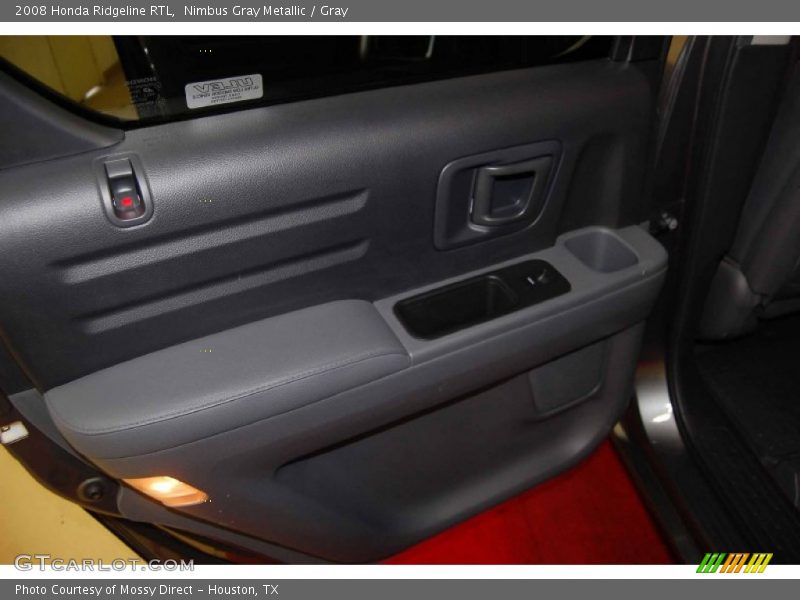 Nimbus Gray Metallic / Gray 2008 Honda Ridgeline RTL