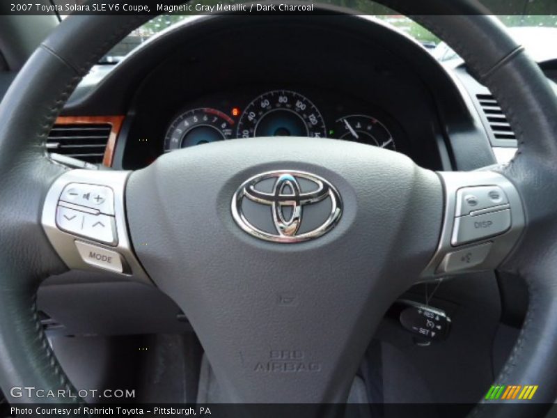 Magnetic Gray Metallic / Dark Charcoal 2007 Toyota Solara SLE V6 Coupe