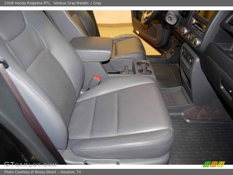 Nimbus Gray Metallic / Gray 2008 Honda Ridgeline RTL