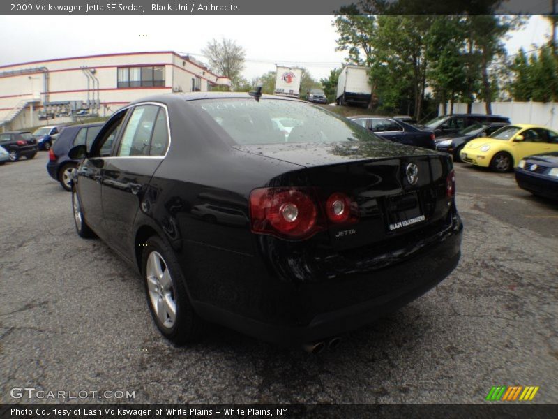 Black Uni / Anthracite 2009 Volkswagen Jetta SE Sedan