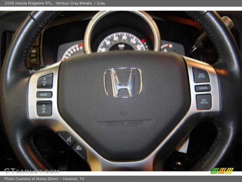 Nimbus Gray Metallic / Gray 2008 Honda Ridgeline RTL
