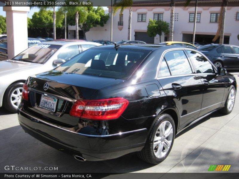 Black / Black 2010 Mercedes-Benz E 350 Sedan