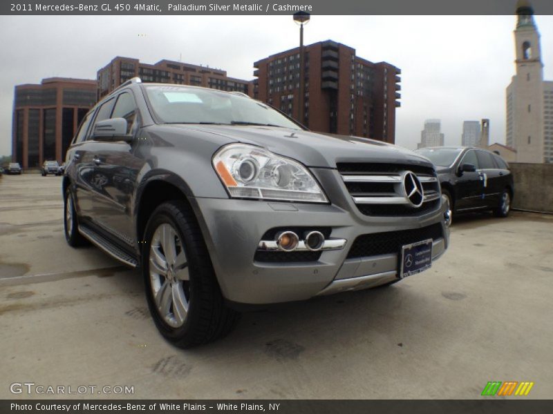 Palladium Silver Metallic / Cashmere 2011 Mercedes-Benz GL 450 4Matic