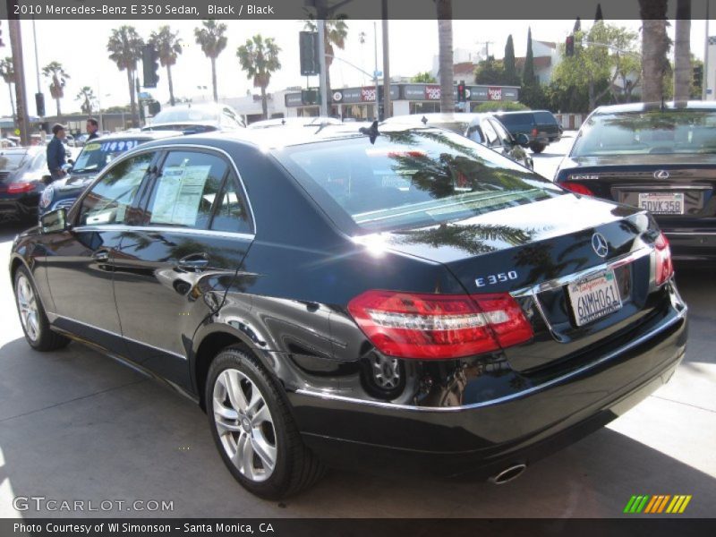 Black / Black 2010 Mercedes-Benz E 350 Sedan