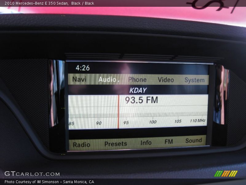 Black / Black 2010 Mercedes-Benz E 350 Sedan