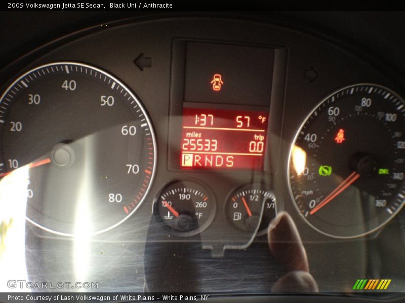 Black Uni / Anthracite 2009 Volkswagen Jetta SE Sedan