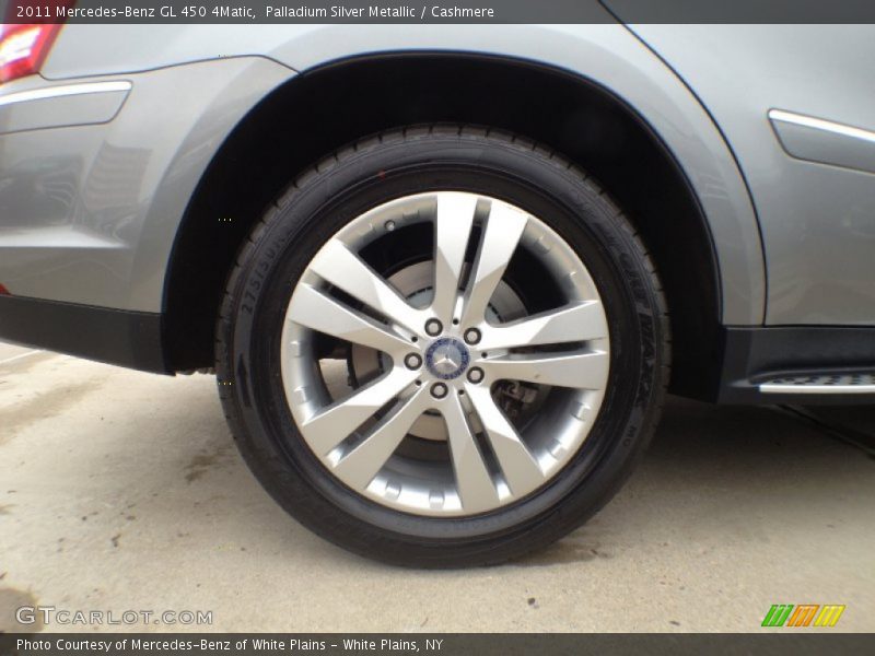 Palladium Silver Metallic / Cashmere 2011 Mercedes-Benz GL 450 4Matic