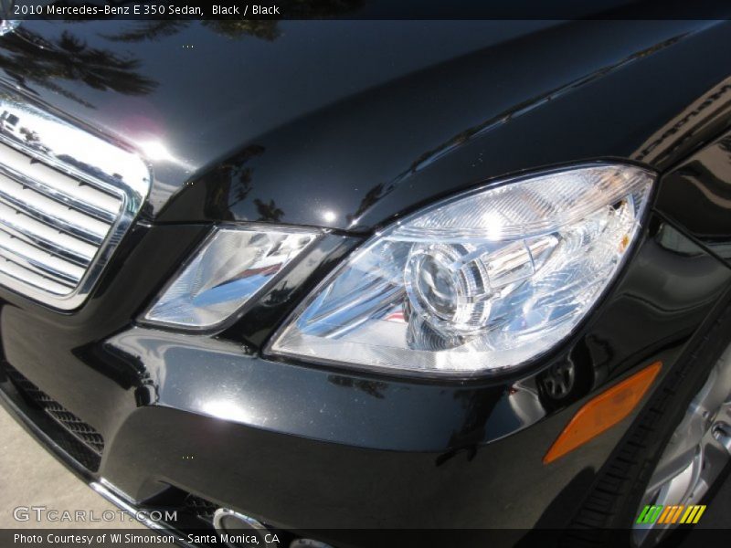 Black / Black 2010 Mercedes-Benz E 350 Sedan