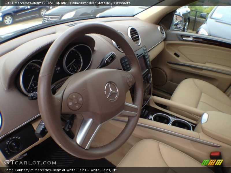 Palladium Silver Metallic / Cashmere 2011 Mercedes-Benz GL 450 4Matic