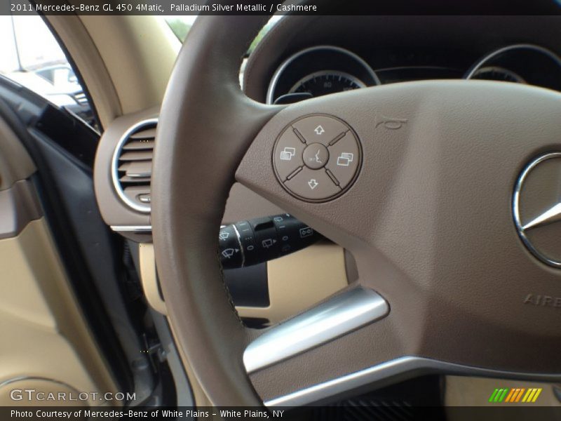 Palladium Silver Metallic / Cashmere 2011 Mercedes-Benz GL 450 4Matic