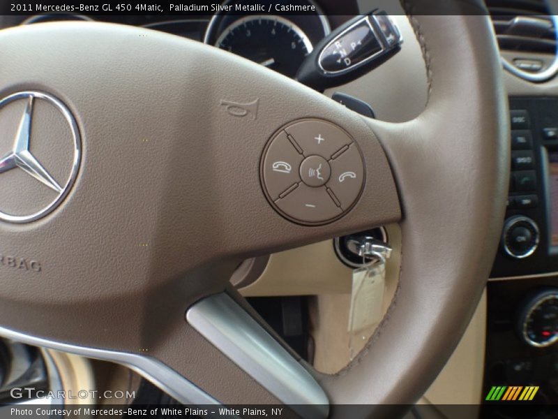 Palladium Silver Metallic / Cashmere 2011 Mercedes-Benz GL 450 4Matic