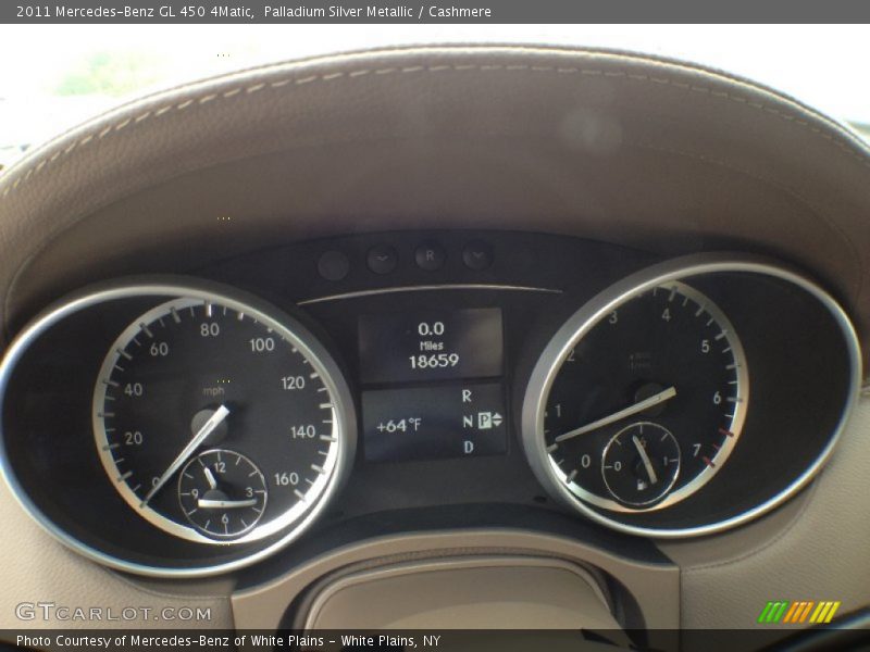 Palladium Silver Metallic / Cashmere 2011 Mercedes-Benz GL 450 4Matic
