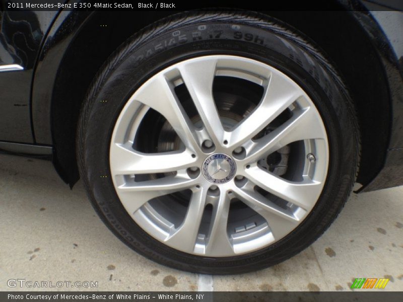 Black / Black 2011 Mercedes-Benz E 350 4Matic Sedan