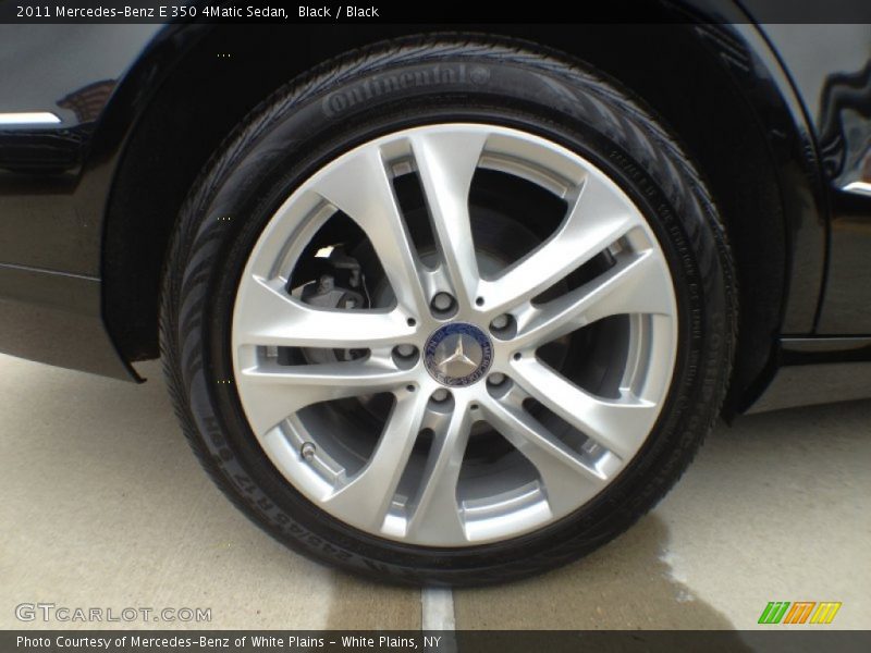 Black / Black 2011 Mercedes-Benz E 350 4Matic Sedan