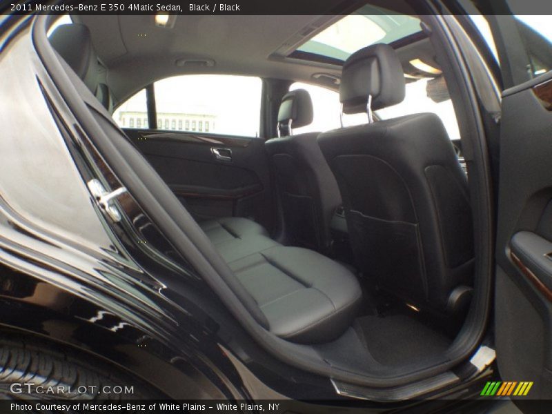 Black / Black 2011 Mercedes-Benz E 350 4Matic Sedan