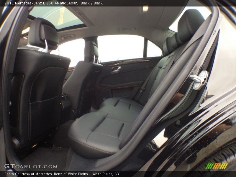 Black / Black 2011 Mercedes-Benz E 350 4Matic Sedan