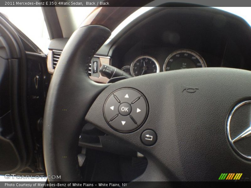 Black / Black 2011 Mercedes-Benz E 350 4Matic Sedan