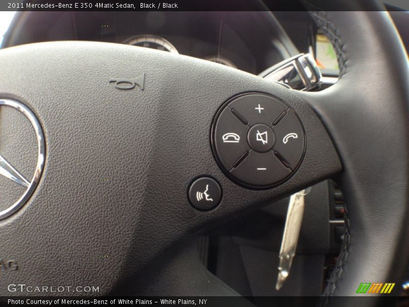 Black / Black 2011 Mercedes-Benz E 350 4Matic Sedan