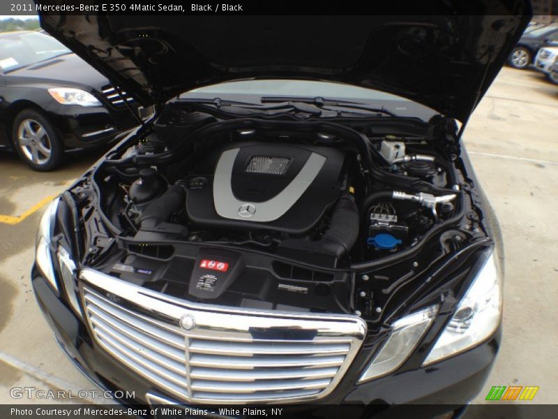 Black / Black 2011 Mercedes-Benz E 350 4Matic Sedan