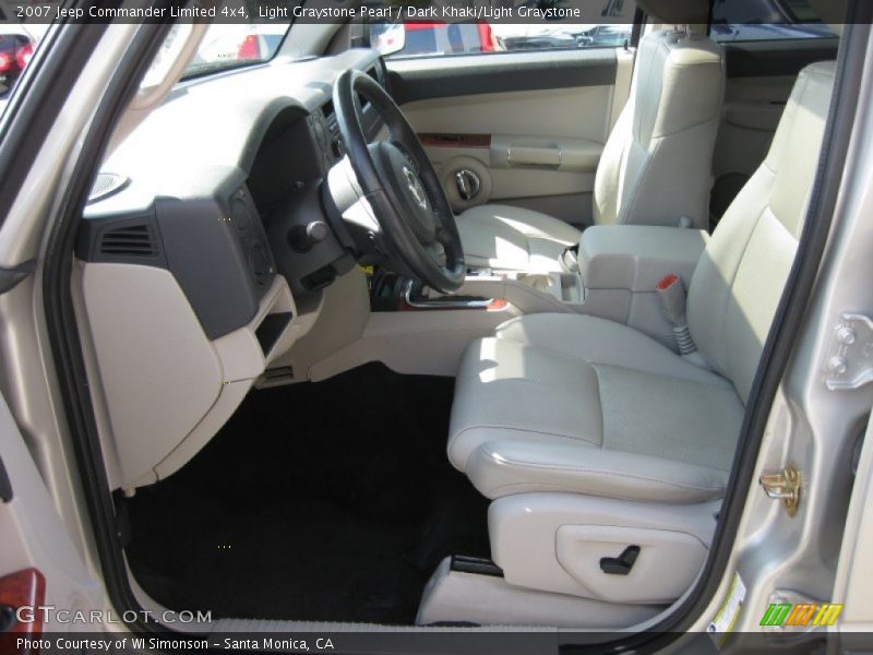 Light Graystone Pearl / Dark Khaki/Light Graystone 2007 Jeep Commander Limited 4x4