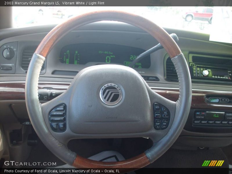 Vibrant White / Light Flint 2003 Mercury Grand Marquis LS