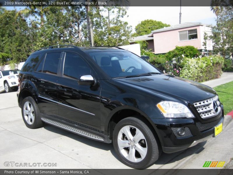 Black / Black 2009 Mercedes-Benz ML 320 BlueTec 4Matic