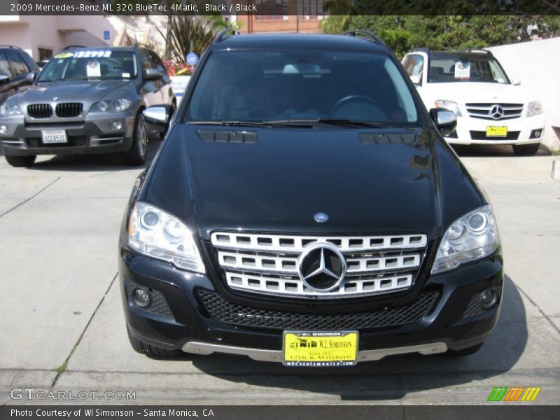 Black / Black 2009 Mercedes-Benz ML 320 BlueTec 4Matic