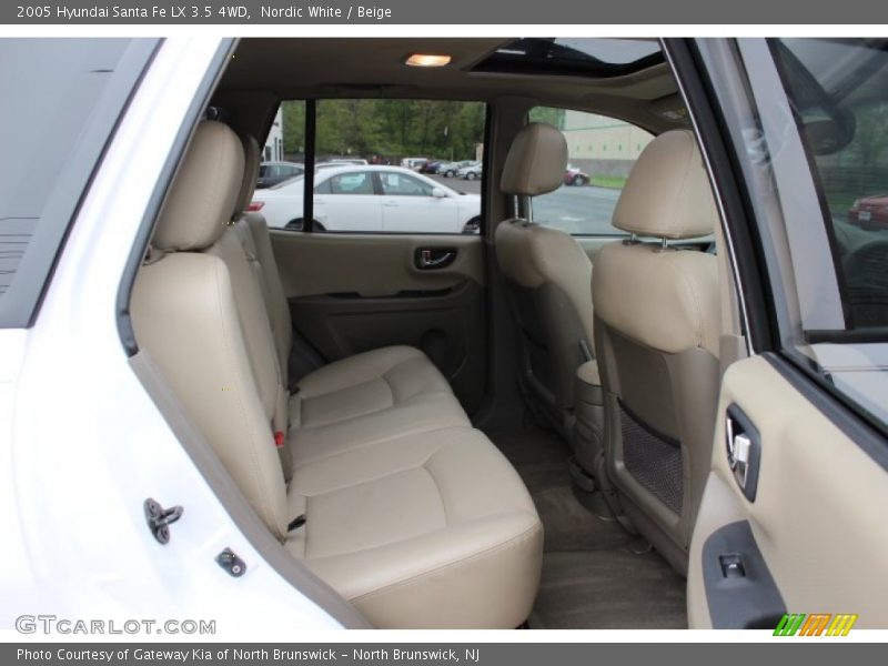 Nordic White / Beige 2005 Hyundai Santa Fe LX 3.5 4WD