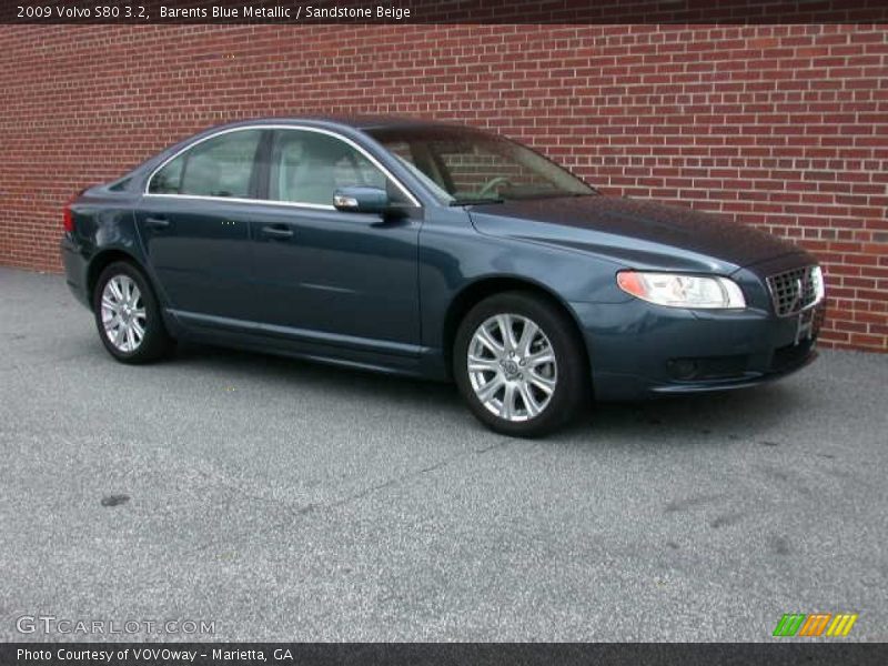 Barents Blue Metallic / Sandstone Beige 2009 Volvo S80 3.2