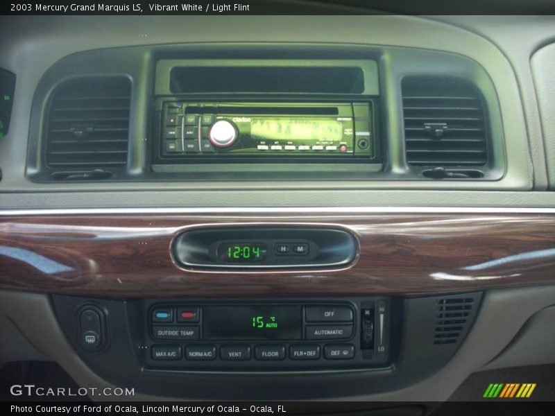 Vibrant White / Light Flint 2003 Mercury Grand Marquis LS