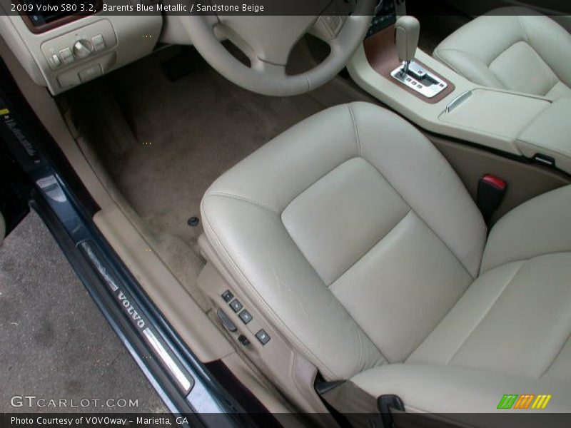 Barents Blue Metallic / Sandstone Beige 2009 Volvo S80 3.2