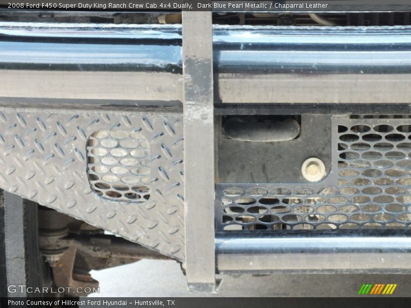 Dark Blue Pearl Metallic / Chaparral Leather 2008 Ford F450 Super Duty King Ranch Crew Cab 4x4 Dually