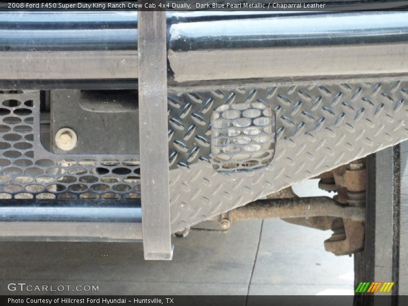 Dark Blue Pearl Metallic / Chaparral Leather 2008 Ford F450 Super Duty King Ranch Crew Cab 4x4 Dually