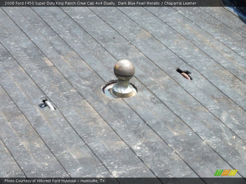 Dark Blue Pearl Metallic / Chaparral Leather 2008 Ford F450 Super Duty King Ranch Crew Cab 4x4 Dually