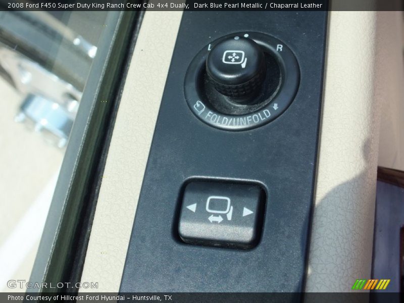 Dark Blue Pearl Metallic / Chaparral Leather 2008 Ford F450 Super Duty King Ranch Crew Cab 4x4 Dually